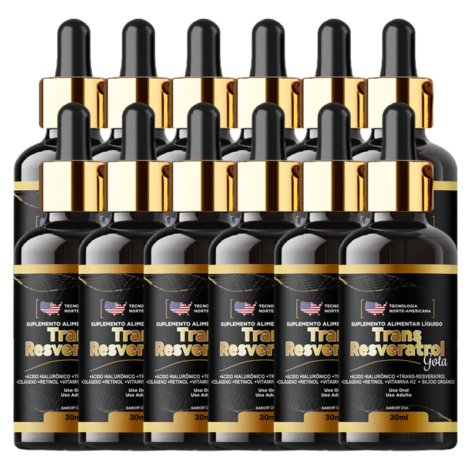 Trans Resveratrol Gota 12 Frasco