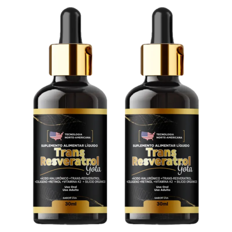 Trans Resveratrol Gota 2 Frasco