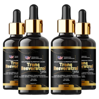 Trans Resveratrol Gota 4 Frasco