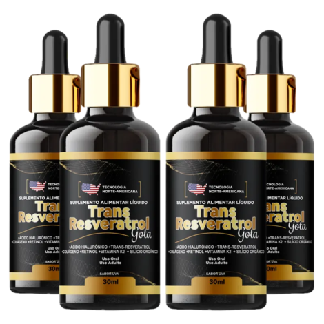 Trans Resveratrol Gota 4 Frasco